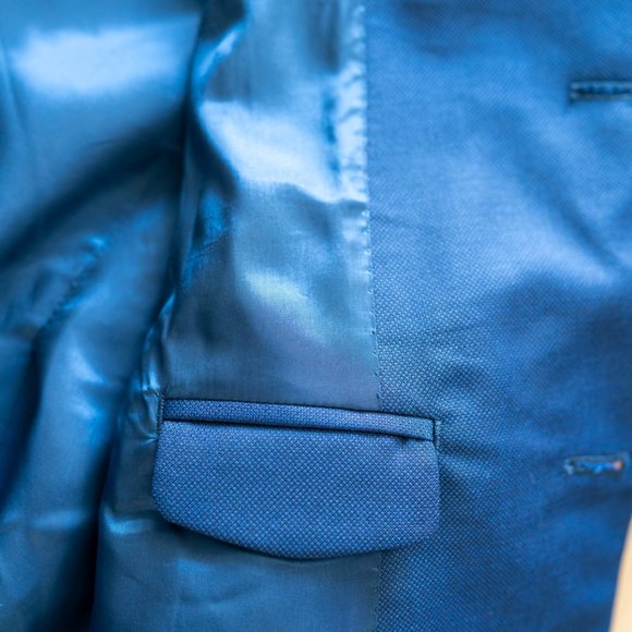 J. Lindeberg Hopper Soft Blueberry "Combat" Blazer - Picture 9 of 16